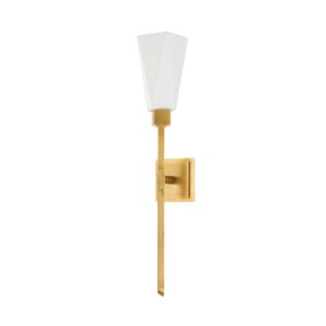 Artemis 1-Light Wall Sconce in Vintage Brass