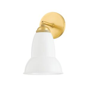 Jamila 1-Light Wall Sconce in Aged Brass