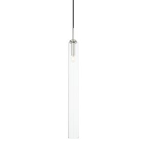 Nyah 1-Light Pendant in Polished Nickel