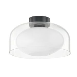 Giovanna 1-Light Flush Mount in Old Bronze