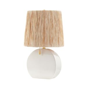 Aneesa 1-Light Table Lamp in Aged Brass