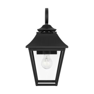 Galena 1-Light Outdoor Wall Sconce in Textured Black