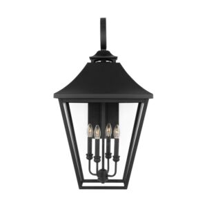 Galena 4-Light Outdoor Wall Sconce in Textured Black