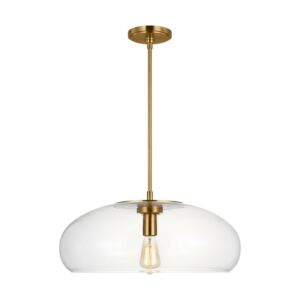 Largo 1-Light Pendant in Burnished Brass