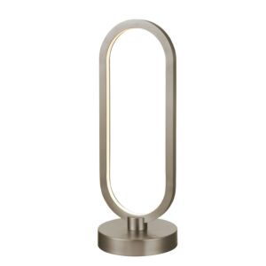 Perigee Ac LED LED Table Lamp in Buffed Nickel