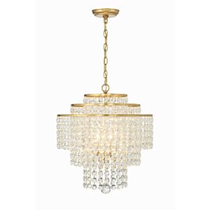 Gabrielle 4-Light Chandelier in Antique Gold