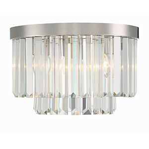 Hayes 4-Light Flush Mount in Polished Nickel