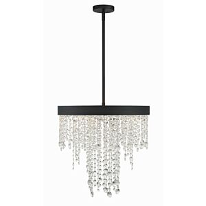 Winham 5-Light Chandelier in Black Forged