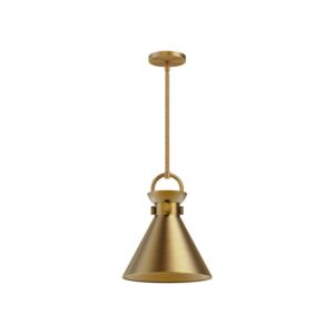 Emerson 1-Light Pendant in Aged Gold