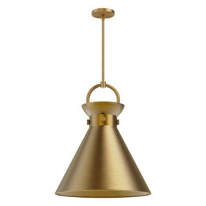 Emerson 1-Light Pendant in Aged Gold