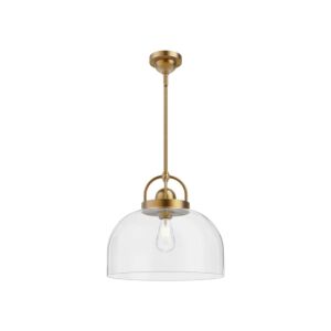 Lancaster 1-Light Pendant in Aged Gold