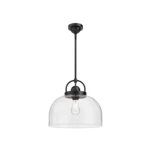 Lancaster 1-Light Pendant in Matte Black