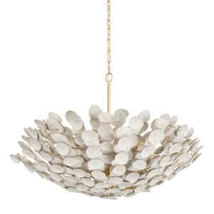 Aimi 12-Light Chandelier in Vintage Gold Leaf