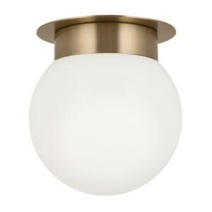 Albers 1-Light Flush Mount in Champagne Bronze