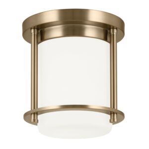 Brit 1-Light Flush Mount in Champagne Bronze