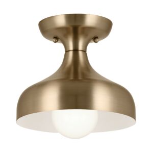 Sisu 1-Light Semi-Flush Mount in Champagne Bronze