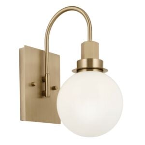 Hex 1-Light Wall Sconce in Champagne Bronze