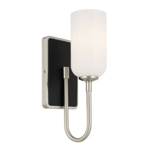 Solia 1-Light Wall Sconce in Brushed Nickel