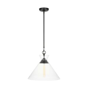 Atlantic 1-Light Pendant in Aged Iron