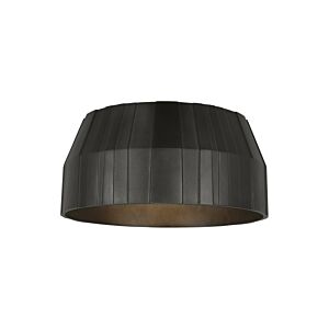 Bling Medium 1-Light Integrated LED Ceiling Flushmount in Plated Dark Bronze