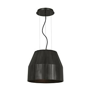 Bling Large 1-Light Integrated LED Ceiling Pendant in Plated Dark Bronze