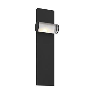 Esfera Medium 1-Light Integrated LED Wall Sconce in Nightshade Black