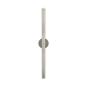 Ebell X-Large 2-Light Integrated LED Wall Sconce in Antique Nickel