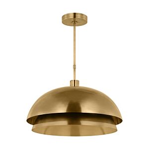 Shanti X-Large 1-Light Integrated LED Ceiling Pendant in Polished Nickel