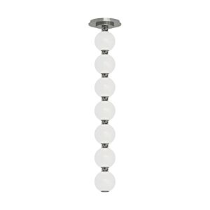 Perle 24 Integrated LED Ceiling Pendant in Polished Nickel