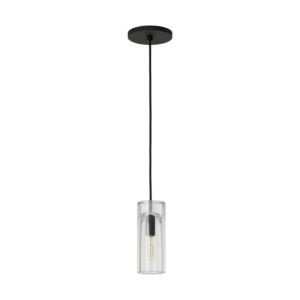 Horizon 1-Light LED Pendant in Nightshade Black