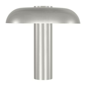 Louver 1-Light LED Table Lamp in Polished Nickel