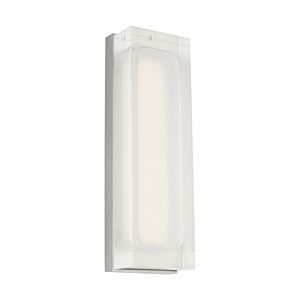 Milley 13" 1-Light Integrated LED Wall Sconce in Polished Nickel