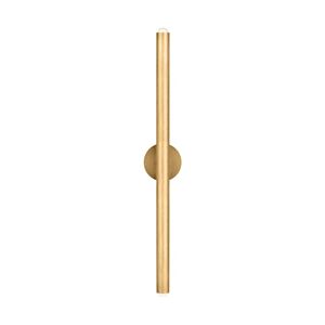 Ebell X-Large 2-Light Integrated LED Wall Sconce in Natural Brass