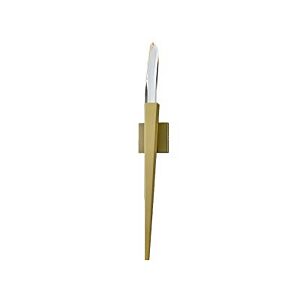 The Original Aspen 1-Light Wall Sconce in Brushed Brass