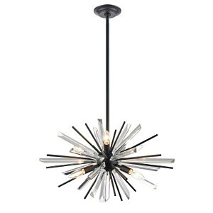 Palisades Ave. 6-Light Chandelier in Black