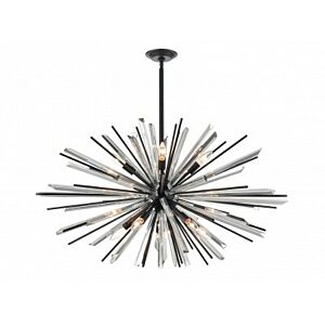 Palisades Ave. 10-Light Chandelier in Black