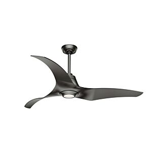 Arwen 1-Light 60" Hanging Ceiling Fan in Granite