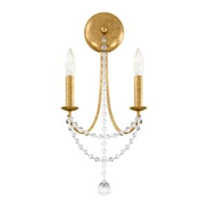 Verdana 2-Light Wall Sconce in Heirloom Gold