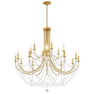 Verdana 18-Light Chandelier in Heirloom Gold