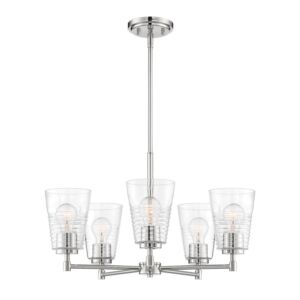 Ingo 5-Light Chandelier in Polished Nickel