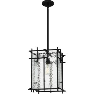 Daphne 1-Light Pendant in Matte Black