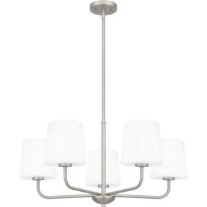 Gallagher 5-Light Chandelier in Brushed Nickel