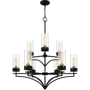 Nine Light Chandelier by Quoizel