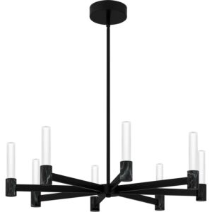 Adler LED Chandelier in Matte Black