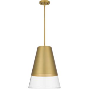 Peregrine 1-Light Pendant in Brushed Gold