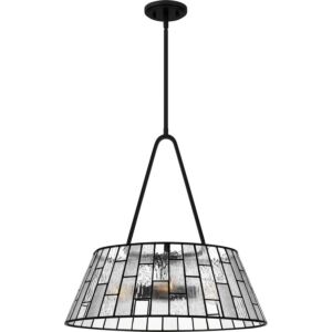 Quoizel Pendant 4-Light Pendant in Matte Black