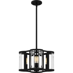 Quoizel Pendant 4-Light Pendant in Matte Black