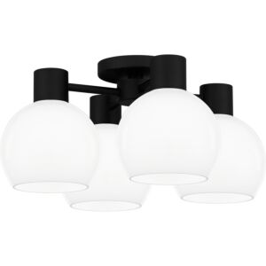 Four Light Semi Flush Mount by Quoizel