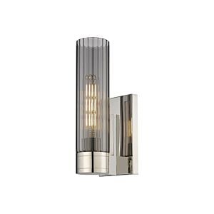 Downtown Urban 1-Light Sconce in Polished Nickel