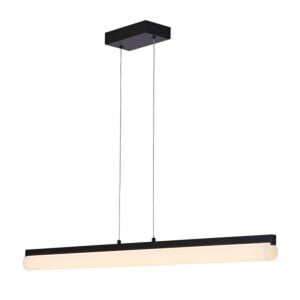 Chico 1-Light Linear Pendant in Matte Black